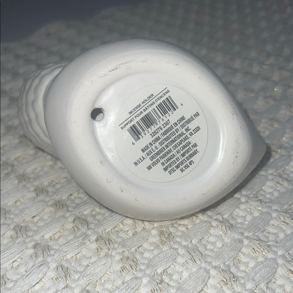 NWT White Buddha Incense Holder - Picture 4 of 6